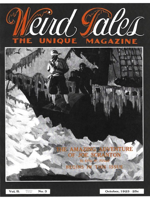 Weird Tales cover, October 1923, by R. M. Mally